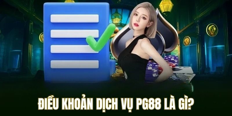 Tìm hiểu những thông tin của điều khoản dịch vụ PG88